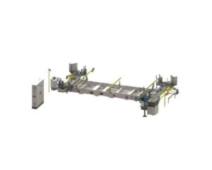 ACVD frame-screwing machine for the mechanical assembly of aluminum and wood frames in industrial joinery