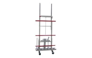 RU-TKE Handling and Woodworking Trolley for Door Leaves in Industrial Joinery