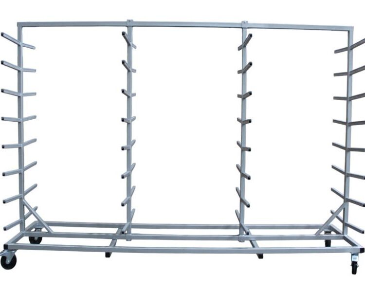Chariot de transport de profilés longs pour menuiserie industrielle – RU‑LGT‑4000