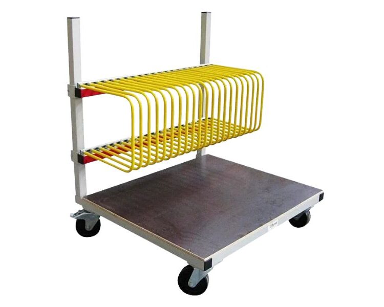 Chariot de triage de vitrage pour menuiserie industrielle – RU‑GW‑SKG