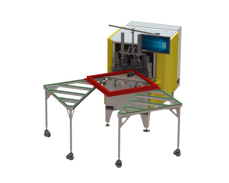 sertisseuse-1-tete-alu-menuiserie-industrielle-as1 Sertisseuse 1 tête AS1 pour l’assemblage de cadres aluminium en menuiserie industrielle