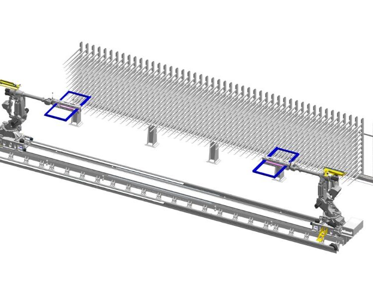 Stockeur à plat pour ouvrants, vitrages et panneaux en fin de ligne de menuiserie industrielle – LSCH