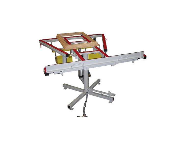 Table basculante pivotante pour montage de menuiseries bois aluminium et PVC – RU‑4