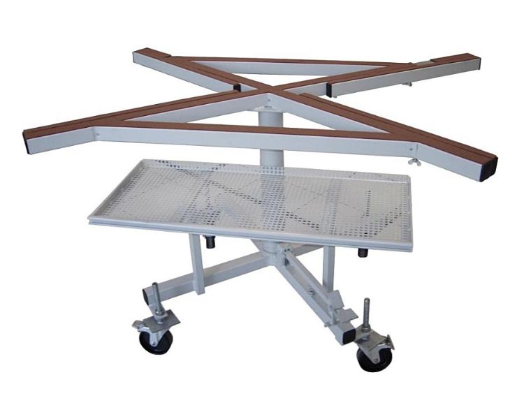 Table horizontale pivotante pour travaux de finition et contrôle en menuiserie – RU‑D