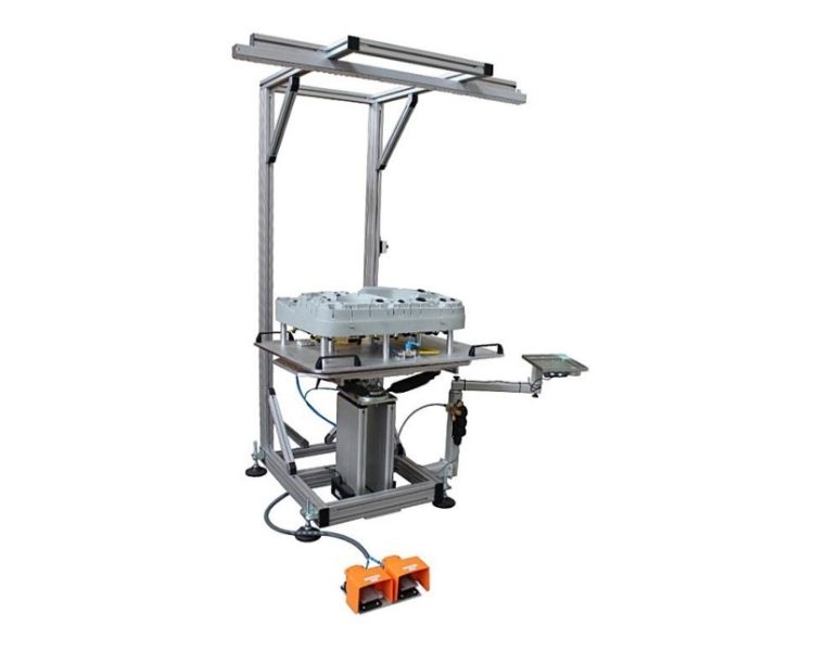 Adjustable-height-swivel-work-table-ru-at-kg80 Height-adjustable work table with swivel - RU-AT-KG80