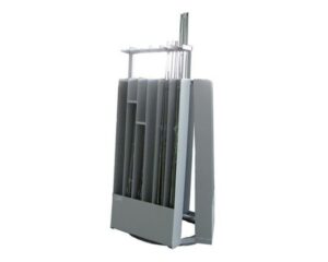 Rotating storage rack for cremone bolt hardware - RU-BSL