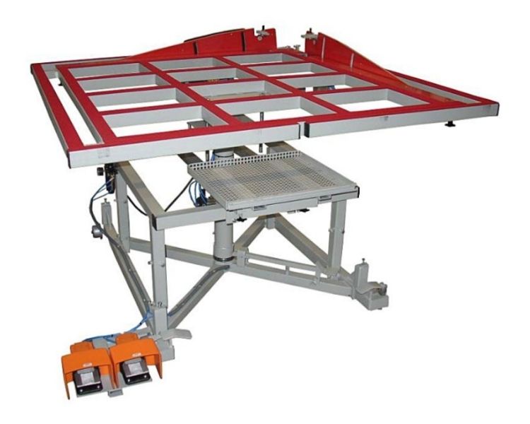 horizontal table rotating platform ru-dr Horizontal table with rotating platform - RU-DR