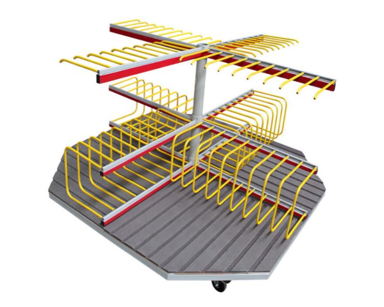 double-sided glazing trolley-ru-gw Double-sided glazing trolley - RU-GW