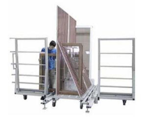 Storage buffer for openings with feeding and extraction trolleys - RU-FPA