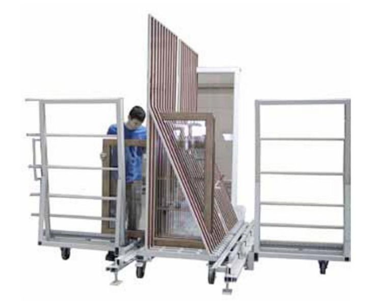 storage buffer with openings and trolleys for feeding and extraction (ru-fpa) Storage buffer for openings with feeding and extraction trolleys - RU-FPA