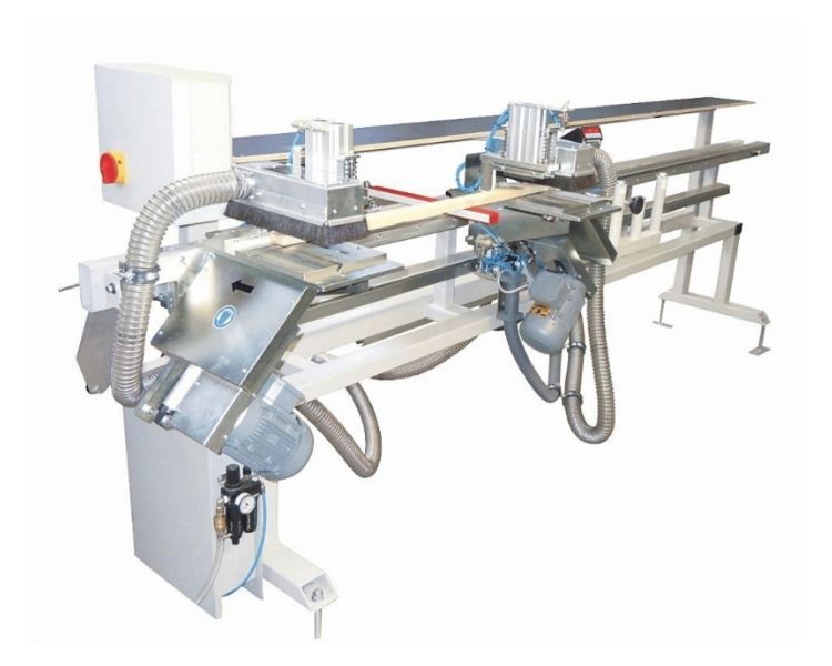double-headed chainsaw for cutting glazing points, pairs, ru-gls-ed-45° Double-headed chainsaw for cutting glazing beads in pairs - RU-GLS-ED-45°