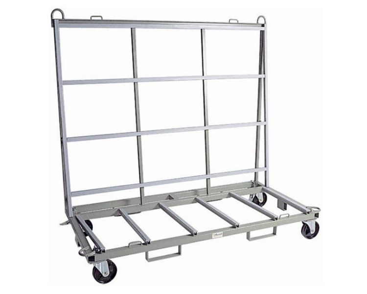 single-sided trestle trolley for transport, workshop chassis, truck, RU-KW-S Single-sided trestle trolley for transporting chassis in workshops and by truck - RU-KW-S