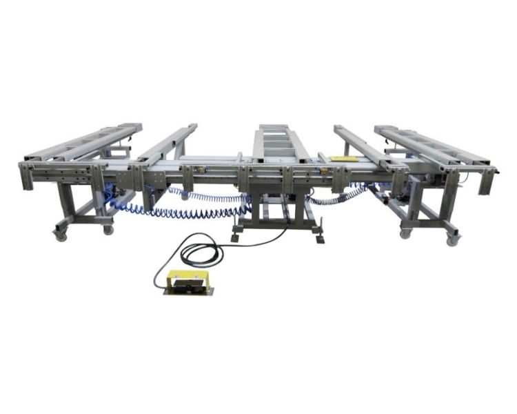 Extendable tilting table with large sliding doors - RU-MK-HS Tilting and extendable table for large sliding doors - RU-MK-HS